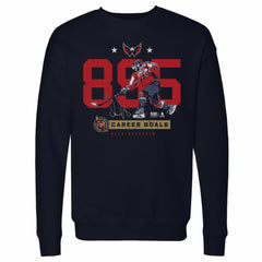Alexander Ovechkin Washington Capitals 500 Level Number Pullover Sweatshirt - Navy - NHL 203092825