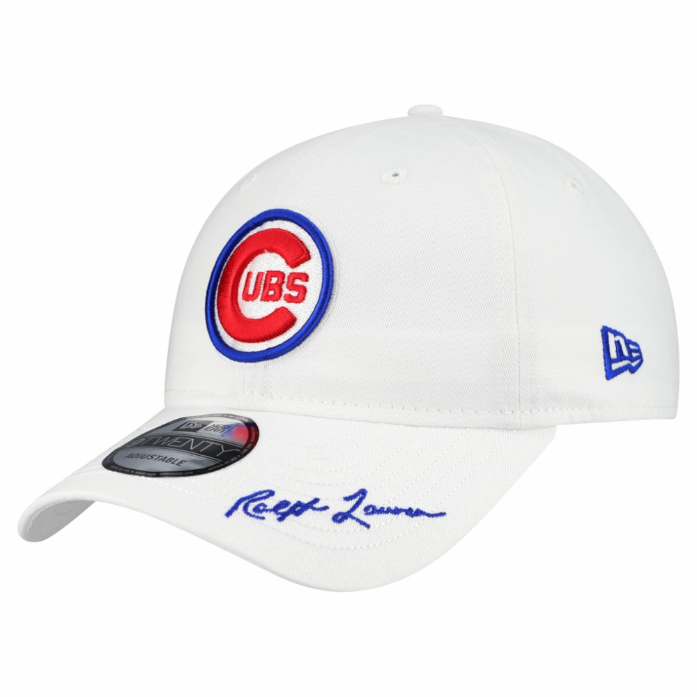 Chicago Cubs New Era Ralph Lauren x MLB 9TWENTY Adjustable Hat - White - New Era on Sale