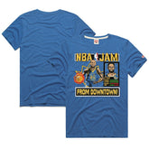 Stephen Curry Golden State Warriors Homage Unisex NBA Jam Tri-Blend T-Shirt Royal