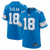 Nike Isaac TeSlaa Detroit Lions Game Player Jersey Blue