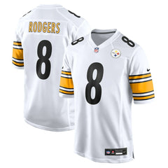 Nike Aaron Rodgers Pittsburgh Steelers Game Jersey White