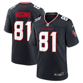Nike Jayden Higgins Houston Texans Game Jersey Navy