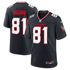 Nike Jayden Higgins Houston Texans Game Jersey Navy