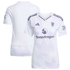 Manchester United Women's 2025/26 Away Replica Jersey White - Adidas for sale