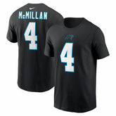 Nike Tetairoa McMillan Carolina Panthers Name & Number T-Shirt Black
