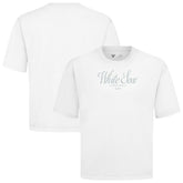 Chicago White Sox Levelwear Ethereal Oversized Luxe Signature Knit T-Shirt - White - MLB Sale