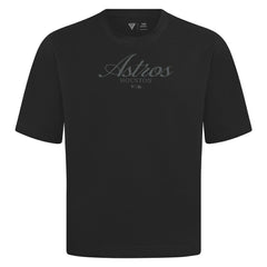 Houston Astros Levelwear Ethereal Oversized Luxe Signature Knit T-Shirt - Black - MLB Online