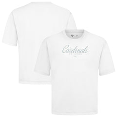 St. Louis Cardinals Levelwear Ethereal Oversized Luxe Signature Knit T-Shirt - White - MLB Online