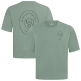 Milwaukee Brewers Levelwear Signet Oversized Luxe Signature Knit T-Shirt - Green - MLB Lifestyle
