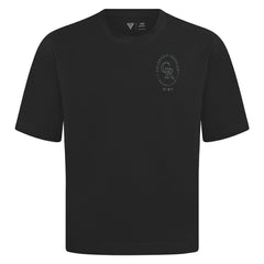 Colorado Rockies Levelwear Signet Oversized Luxe Signature Knit T-Shirt - Black - MLB Discount
