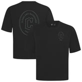 Cleveland Guardians Levelwear Signet Oversized Luxe Signature Knit T-Shirt - Black - MLB Discount