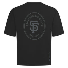 San Francisco Giants Levelwear Register Oversized Luxe Signature Knit T-Shirt - Black - MLB Online