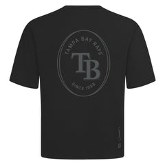 Tampa Bay Rays Levelwear Register Oversized Luxe Signature Knit T-Shirt - Black - MLB Online