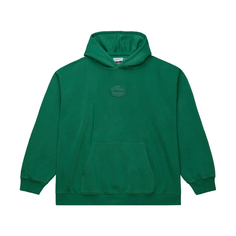 Mitchell & Ness New York Jets Jets In London Downtown Collection Fleece Hoodie Green