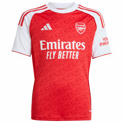 Arsenal Youth 2025/26 Home Replica Jersey Red - Adidas