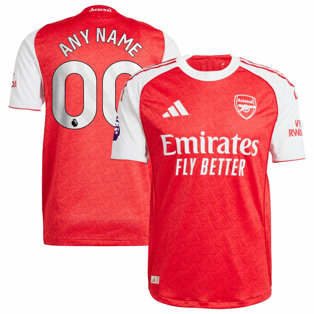 Arsenal 2025/26 Home Custom Jersey Red - Adidas