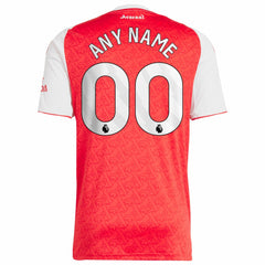 Arsenal 2025/26 Home Replica Custom Jersey Red - Adidas Discount