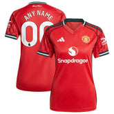 Manchester United Women's Home 2025/26 Custom Replica Jersey Red - Adidas Discount
