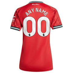 Manchester United Women's Home 2025/26 Custom Replica Jersey Red - Adidas Discount