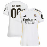 Real Madrid Women's 2025/26 Home Replica Custom Jersey White - Adidas for sale