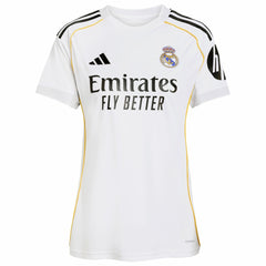 Real Madrid Women's 2025/26 Home Replica Custom Jersey White - Adidas for sale