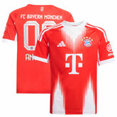 Bayern Munich Youth 2025/26 Home Replica Custom Jersey Red - Adidas for sale