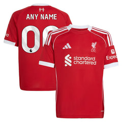 Liverpool Youth 2025/26 Home Custom Replica Jersey Red - Adidas