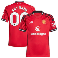 Manchester United Youth Home 2025/26 Custom Replica Jersey Red - Adidas for sale