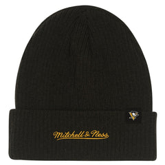 Pittsburgh Penguins Mitchell & Ness Youth Neon Line Lights Cuffed Knit Hat - Black - NHL 203109683