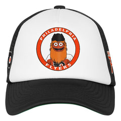 Philadelphia Flyers Mitchell & Ness Youth Mascot Adjustable Trucker Hat - White - NHL 203109694