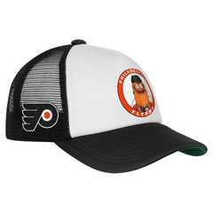 Philadelphia Flyers Mitchell & Ness Youth Mascot Adjustable Trucker Hat - White - NHL 203109694