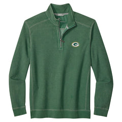 Green Bay Packers Big & Tall Montego Bay Half-Zip Pullover Green