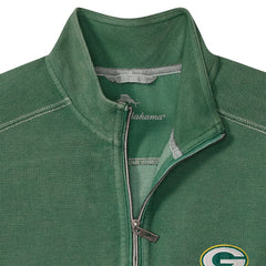 Green Bay Packers Big & Tall Montego Bay Half-Zip Pullover Green