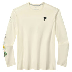 Atlanta Falcons Oasis Endzone Lux Long Sleeve T-Shirt Cream