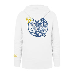 47 brand Los Angeles Chargers '47 La Familia Headline Pullover Hoodie White