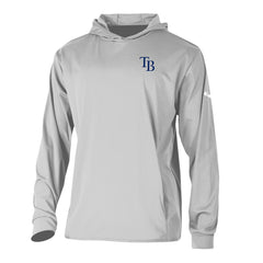 Tampa Bay Rays Columbia Long Drive Pullover Hoodie - Gray - Columbia Online
