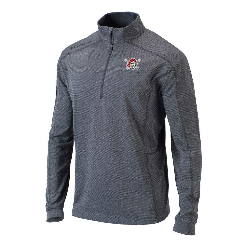 Pittsburgh Pirates Columbia Omni-Wick Shotgun Quarter-Zip Pullover - Gray - Columbia Online