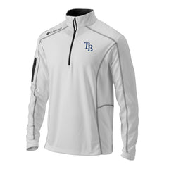 Tampa Bay Rays Columbia Omni-Wick Shotgun Quarter-Zip Pullover - White - Columbia Sale