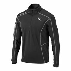Kansas City Royals Columbia Omni-Wick Shotgun Quarter-Zip Pullover - Gray - Columbia on Sale