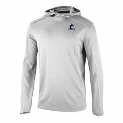 Miami Marlins Columbia Omni-Wick Shotgun Pullover Hoodie - Gray - Columbia Sale