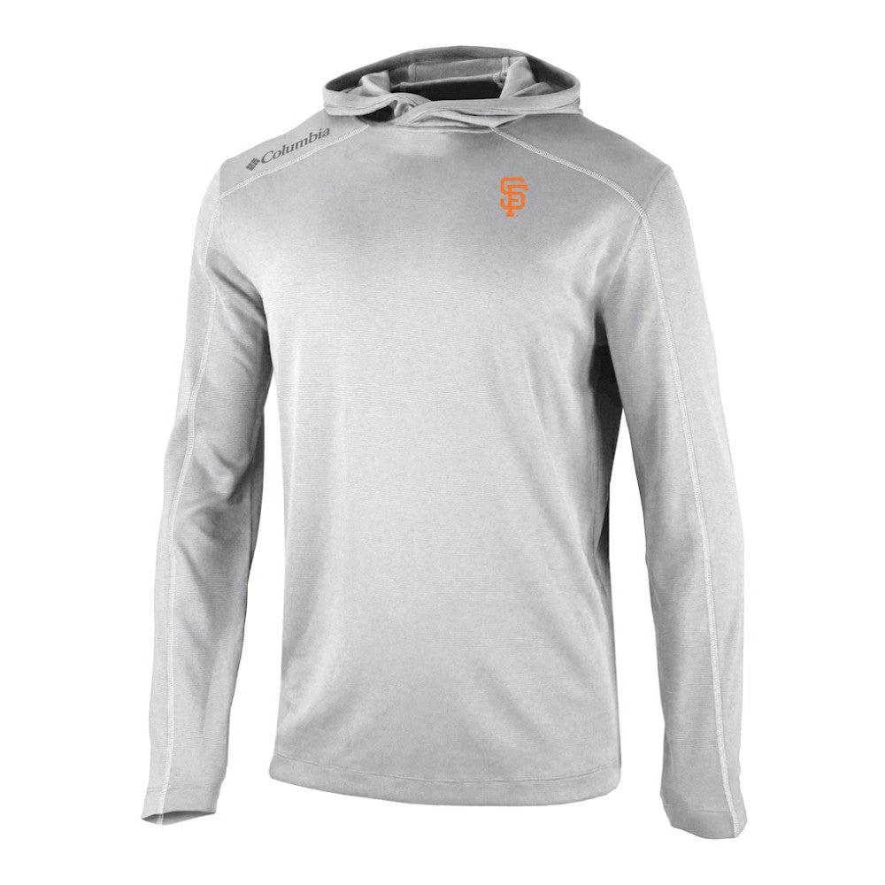 San Francisco Giants Columbia Omni-Wick Shotgun Pullover Hoodie - Gray - Columbia Discount