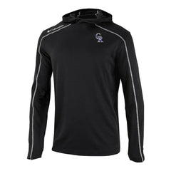 Colorado Rockies Columbia Omni-Wick Shotgun Pullover Hoodie - Black - Columbia Sale