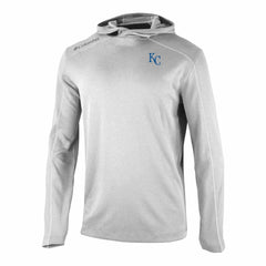 Kansas City Royals Columbia Omni-Wick Shotgun Pullover Hoodie - Gray - Columbia Discount