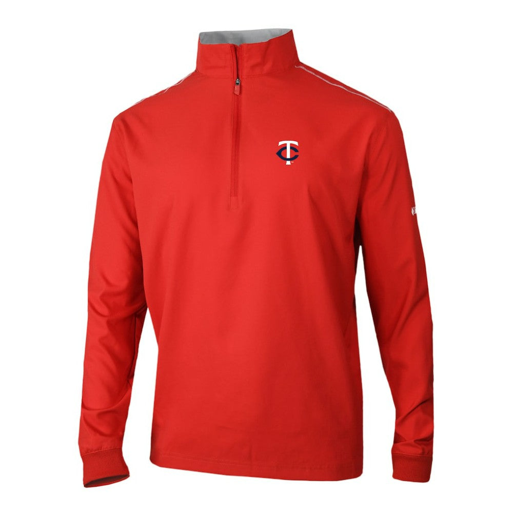 Minnesota Twins Columbia Omni-Wick Bogey's Paradise Quarter-Zip Pullover - Red - Columbia Online