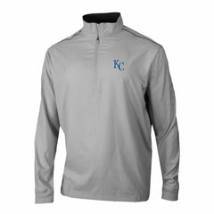 Kansas City Royals Columbia Omni-Wick Bogey's Paradise Quarter-Zip Pullover - Gray - Columbia Lifestyle
