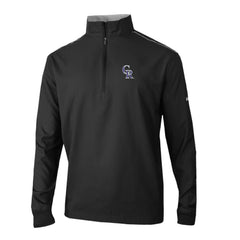 Colorado Rockies Columbia Omni-Wick Bogey's Paradise Quarter-Zip Pullover - Black - Columbia Sale