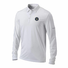 Milwaukee Brewers Columbia Omni-Wick Pin High Long Sleeve Polo - White - Columbia Lifestyle