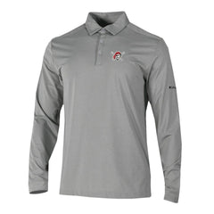 Pittsburgh Pirates Columbia Omni-Wick Pin High Long Sleeve Polo - Gray - Columbia Sale