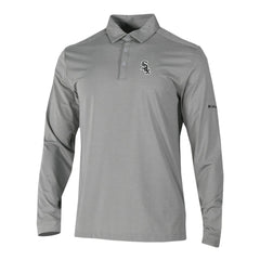 Chicago White Sox Columbia Omni-Wick Pin High Long Sleeve Polo - Gray - Columbia Sale