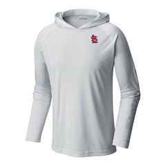 St. Louis Cardinals Columbia Terminal Tackle Omni-Shade Pullover Hoodie - White - Columbia Discount